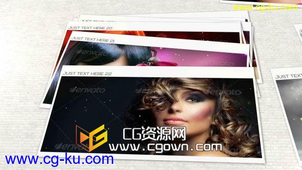 拍立得相片画廊 VideoHive Photo Gallery Pure AE模板的图片1