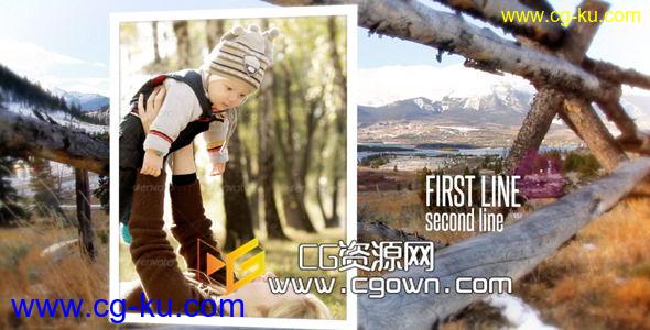 乡村户外摄影画廊 Videohive Rustic Outdoor Photo Gallery AE模板的图片1