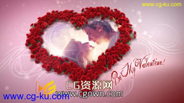 完美的婚礼 心型玫瑰 Videohive Heart Of Roses 472950 AE模板的图片1