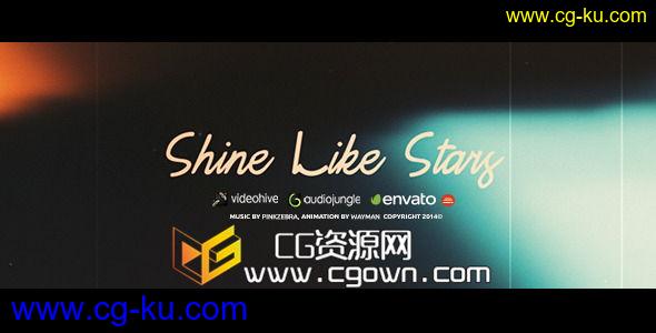 如群星照耀 Videohive Shine Like Stars 6624720 AE模板的图片1