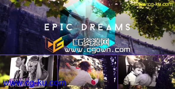 史诗般的梦想画廊 VideoHive Epic Dreams Gallery AE模板的图片1