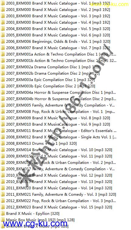 Brand X Music全集3.5G大包 专业电影预告专题片音乐的图片1