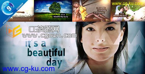 美丽的日子幻灯片 VideoHive It’s A Beautiful Day Slideshow AE模板的图片1