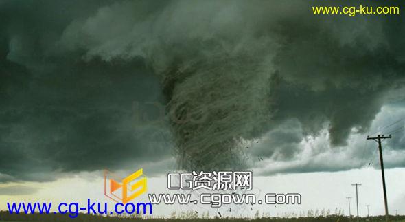 c4d制作龙卷风与实景合成特效教程 Cinema4DTutorials – Tornado tutorial的图片1