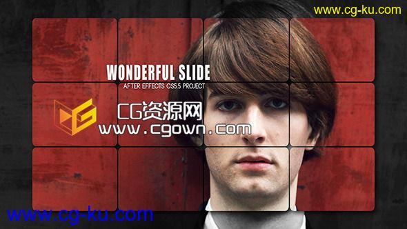 时尚模特精彩幻灯 Videohive Wonderful Slide 6843272 AE模板的图片1