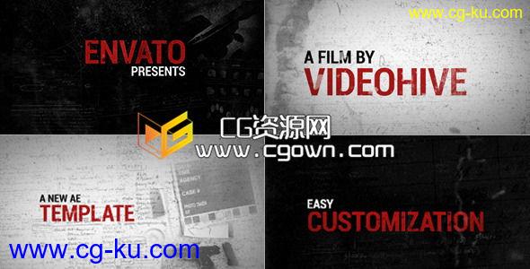 标题动态动画宣传 Videohive Evidence 6669830 AE模板的图片1