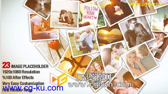 梦爱甜蜜情人相册 Videohive Dream Love – Valentines Day 6689315 AE模板的图片1