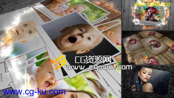 触摸彩色变化相册 Videohive A Touch Of Colour – Adaptive Photo Gallery AE模板的图片1