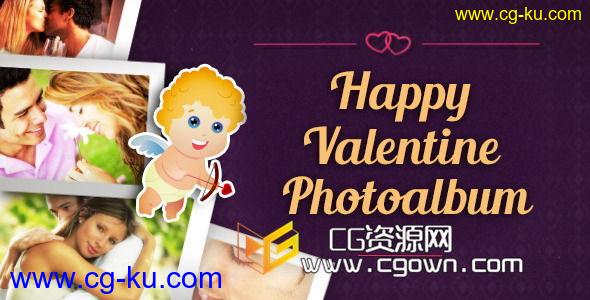 情人节快乐画册 Videohive Happy Valentine Photoalbum AE模板的图片1