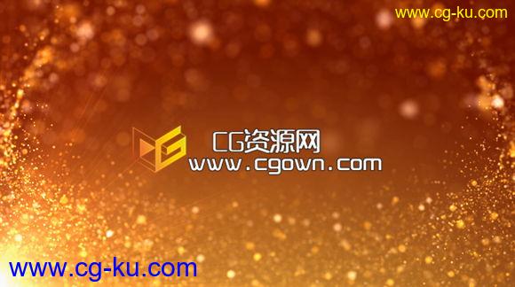 金色粒子背景全高清视频素材 Golden Background footage Particle HD的图片1