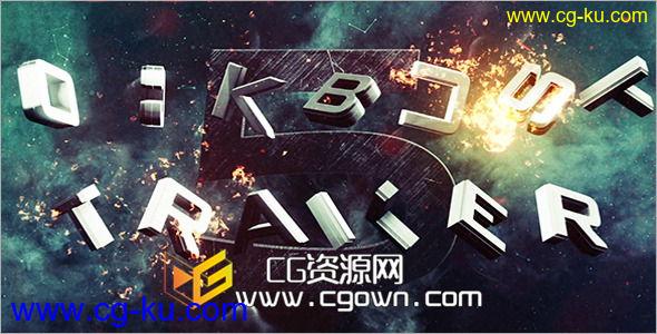 第五版大气电影预告开场 Videohive Blockbuster Trailer 5 AE模板的图片1