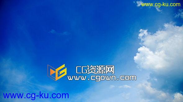 间隔拍摄蓝天和白云高清视频素材 VideoHive Cloudy Sky的图片1