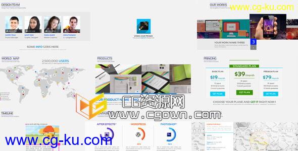 企业优雅宣传展示 Videohive Elegant Corporate Package v.2.0 AE模板的图片1