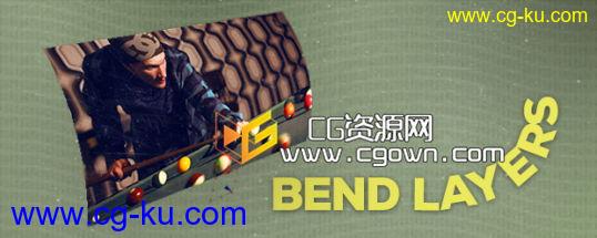 AE图层弯曲自动绑定脚本 Bend Layers v1.1 (Aescripts)  带使用教程的图片1