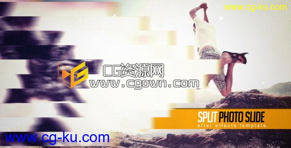 复古分裂式照片幻灯片 Videohive Split Photo Slide 6870002 AE模板的图片1