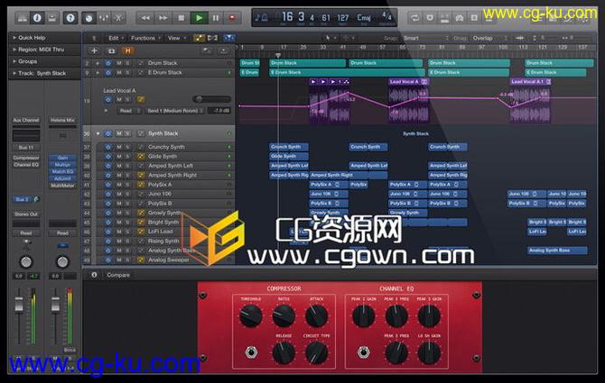 专业音频编辑软件 Apple Logic Pro X v10.0.7 Multilingual MacOSX 多语言版的图片1