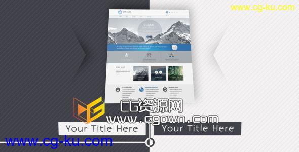 网站介绍展示 Videohive Website Presentation 2 AE模板的图片1