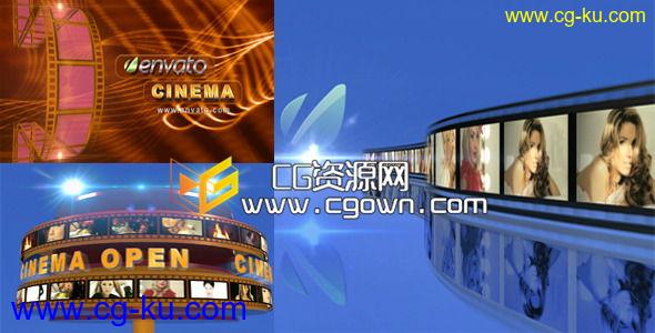 广播影视设计开场片头 Videohive Broadcast Design Cinema Opener AE模板的图片1