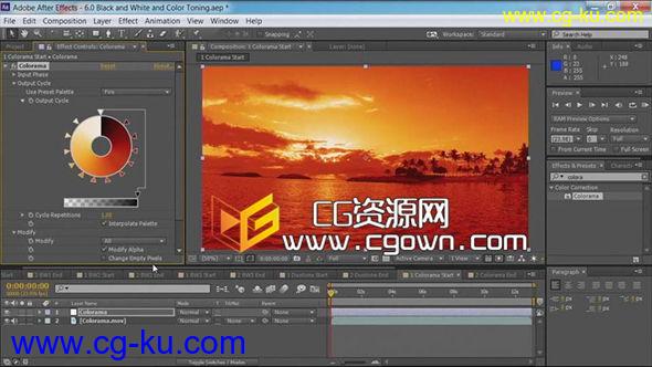 AE颜色分级校正大师级教程 After Effects Guru Color Grading Footage (Lynda)的图片1