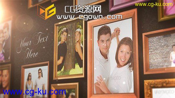 真实相框效果相册 Videohive Real Frames Photo Album AE模板的图片1