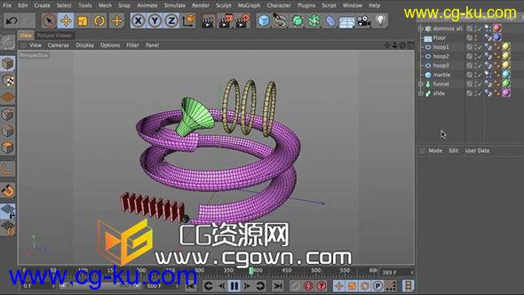 c4d动力学培训视频教程 Dynamics in CINEMA 4D (Lynda)的图片1