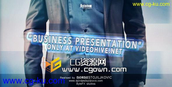 公司业务介绍宣传视频 Videohive The Business Presentation AE模板的图片1