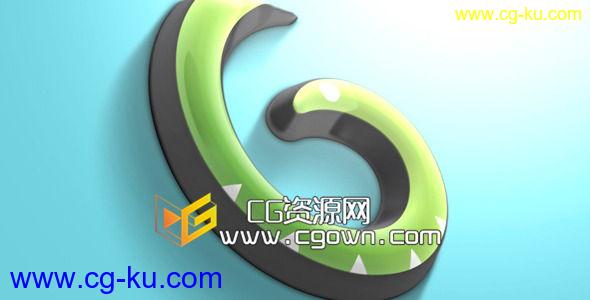 优雅光泽标志三维倒角 Videohive Logo 3D Bevel 5380482 AE模板的图片1