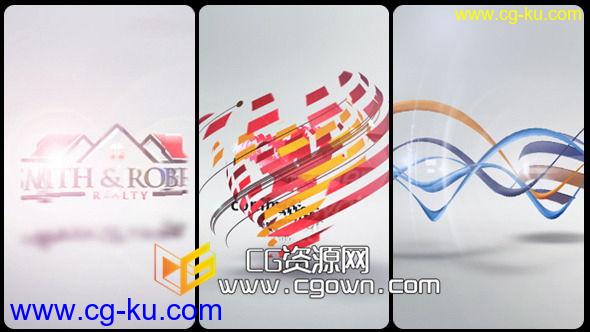 魅力光线条标志揭示 Videohive Corporate Logo IX Light AE模板的图片1