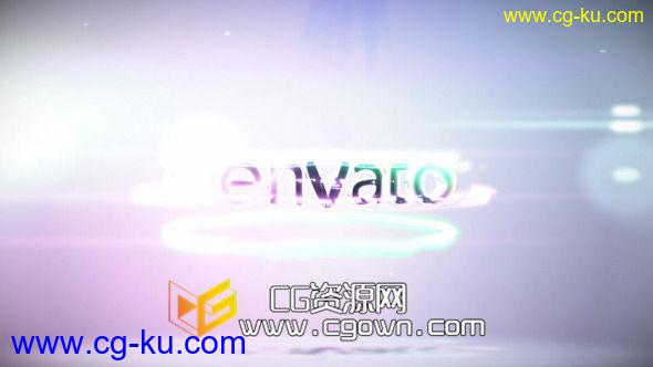 快速明亮的条纹标志显示 Videohive Quick Bright Streaks Logo Reveal AE模板的图片1