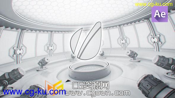 高科技标志 优雅科幻工艺 Videohive Hi-Tech Logo 6787083 AE模板的图片1