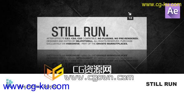 企业商业宣传 促销介绍包装 Videohive Still Run 286304 AE模板的图片1