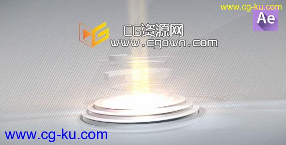 优雅的圆形圈出标志 Videohive Elegant Circle Stand Logo AE模板的图片1