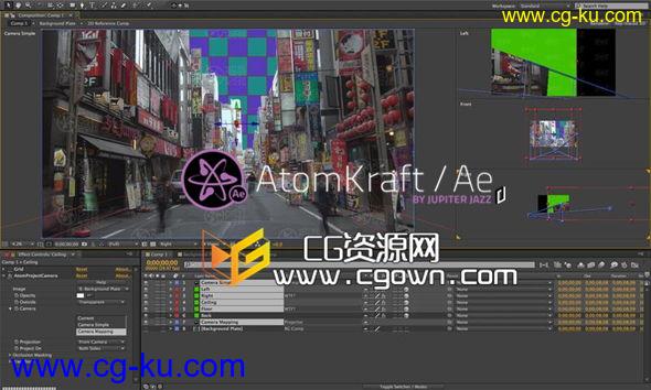 AE三维交互式工具包插件 Jupiter Jazz AtomKraft 1.2.0.0 After Effects CC 2014的图片1