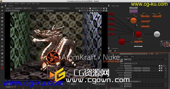 Nuke 7/8强大的3D交互式工具插件 AtomKraft 1.3.2.1 for by Jupiter Jazz的图片1