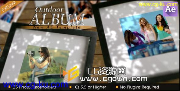 我的户外展厅 工作环境相册 Videohive My Outdoor Album 6852904 AE模板的图片1