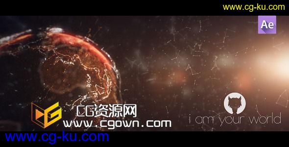 数字世界地球 新科技标志揭示 Videohive I Am Your World 6359431 AE模板的图片1