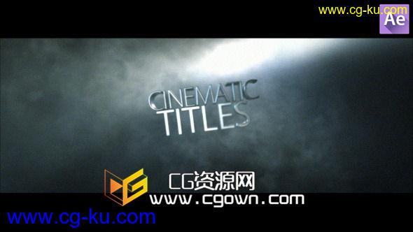 电影名称 大气金属标题动画 Videohive Cinematic Title 6620101 AE模板的图片1