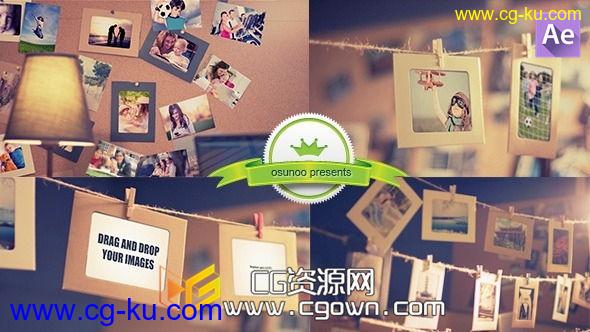 纪念日 回忆相册 家庭聚会 美丽照片 Videohive Photo Gallery Memories AE模板的图片1