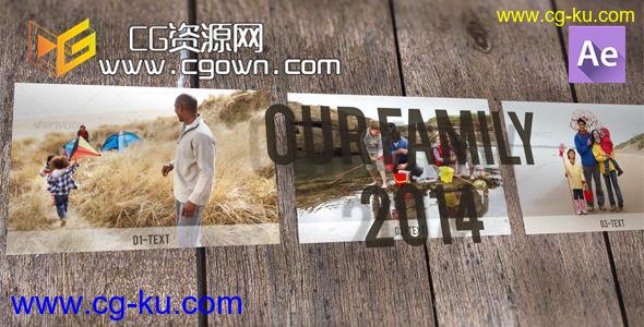 多种背景相册 家庭聚会节假日 Videohive Photo Gallery on Choosable Background AE模板的图片1