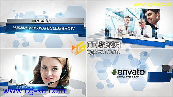 现代企业公司时尚宣传片 Videohive Modern Corporate Slideshow AE模板的图片1