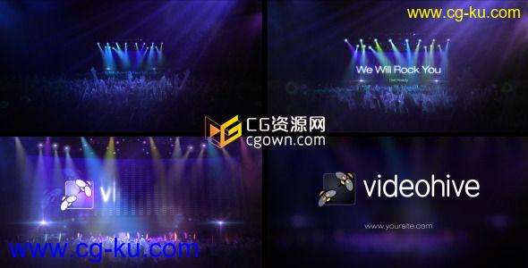 舞台展示开场动画 摇滚乐队音乐会 Videohive Arena Show AE模板的图片1