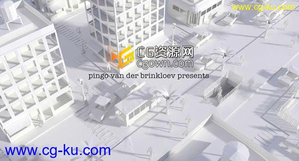 c4d制作建筑漫游动画-纸张动画效果高级教程 Cinema 4D tutorial Making Paper的图片1