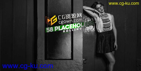 经典黑白专辑 滚动幻灯片 Videohive Rolling Slide Show 7263805 AE模板的图片1