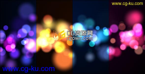 优雅背景虚化粒子显示标志 Videohive Ambient Reveal AE模板的图片1