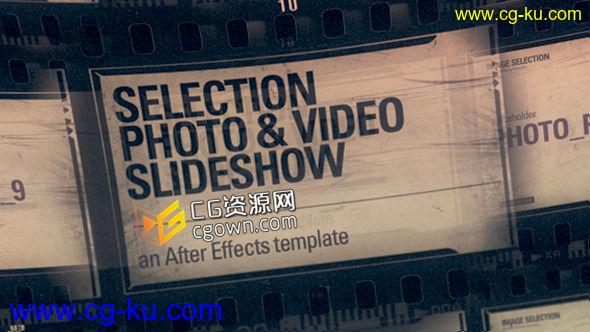 复古回忆照片或视频 投影仪效果 Videohive Selection Photo & Video (Slideshow) AE模板的图片1