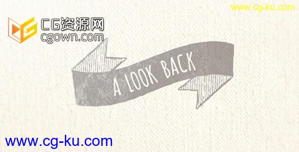 周年纪念 复古回忆相册 婚礼幻灯片 Videohive Look Back Photo Slideshow Maker AE模板的图片1