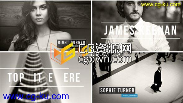 AE模板 清爽时尚现代标题与字幕导条 Videohive Big Type Lower Thirds & Titles的图片1