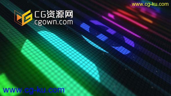 标志为动态均衡器 夜总会片头 音乐乐队宣传 Videohive Logo Equalizer AE模板的图片1