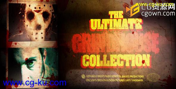 复古恐怖电影介绍 Videohive The Ultimate Grindhouse Collection V1 AE模板的图片1