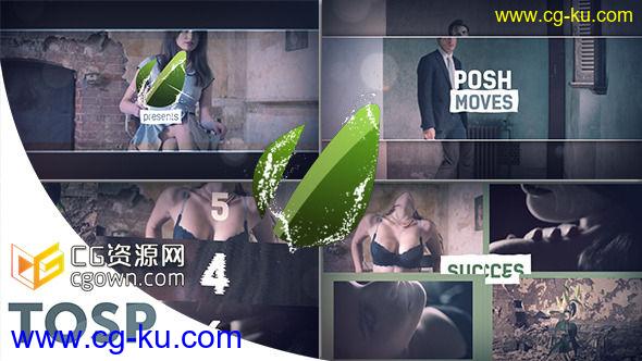 豪华时髦画面演示 时尚独特视频宣传 Videohive Posh Moves Presentation AE模板的图片1